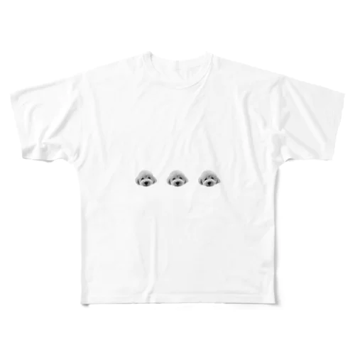 いとちゃん2 白黒 All-Over Print T-Shirt