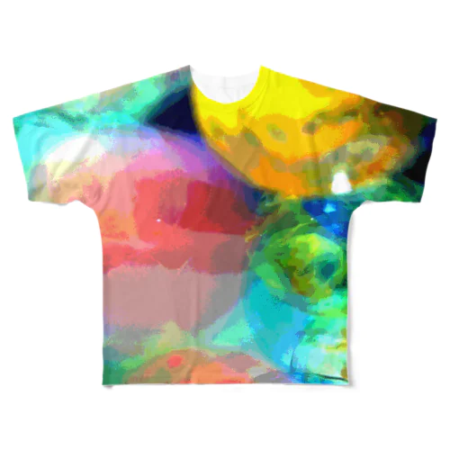 混沌レインボー All-Over Print T-Shirt