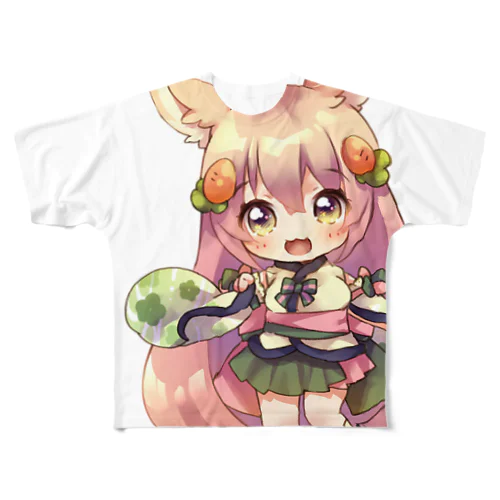 ちび宇佐美みこちゃん All-Over Print T-Shirt