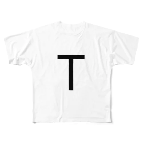 Big T Logo  All-Over Print T-Shirt