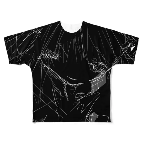 殺しに来たぜフルグラティー フルグラフィックTシャツ