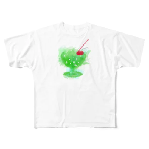 melon soda｜メロンソーダ フルグラフィックTシャツ