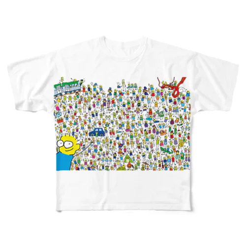 フル集合 All-Over Print T-Shirt