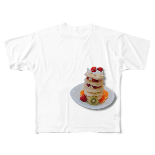 すぺしゃるパンケーキ フルグラフィックTシャツ