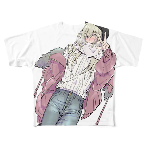 彼女♂② フルグラフィックTシャツ