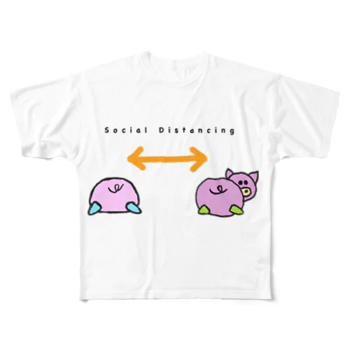 こぶたのぴぎーくん フルグラフィックTシャツ