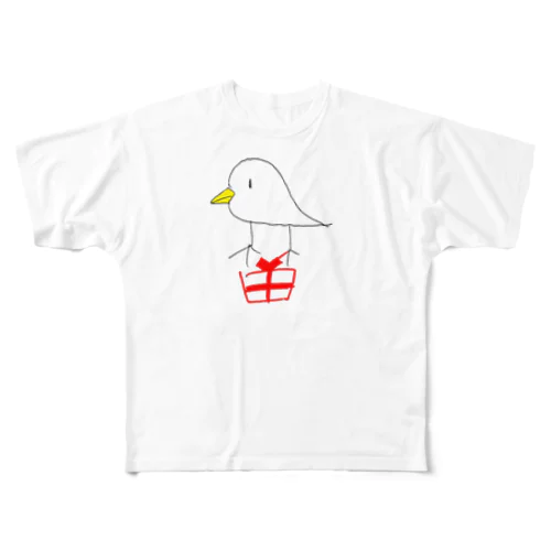 プレゼン鶏 All-Over Print T-Shirt