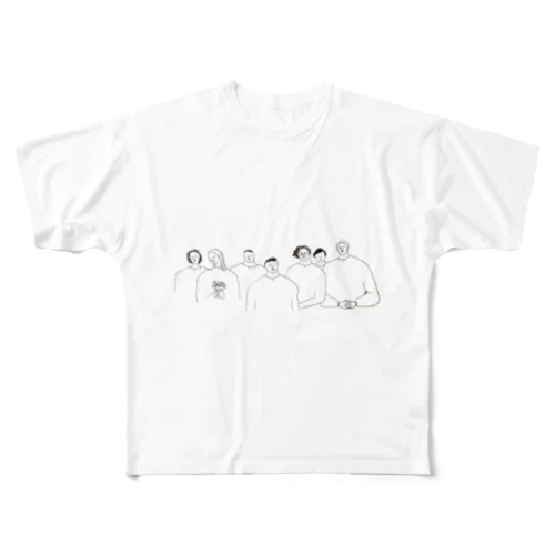 voice of silence(沈黙の声) All-Over Print T-Shirt