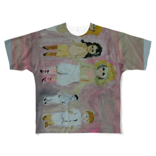 小さい人形たち All-Over Print T-Shirt