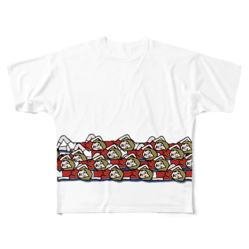 サッカーのレジェンド大群編 All-Over Print T-Shirt