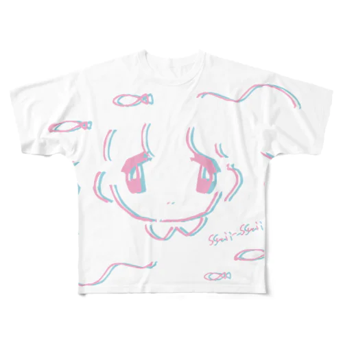 sui-sui All-Over Print T-Shirt