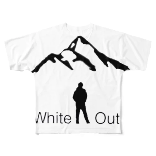 ホワイトアウト フルグラフィックTシャツ