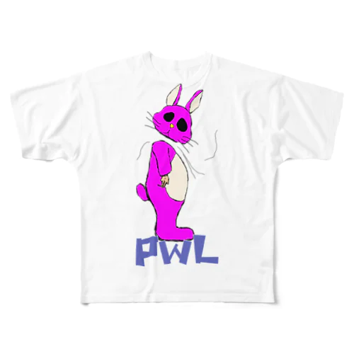 PWL ロゴスタンダード#4 フルグラフィックTシャツ