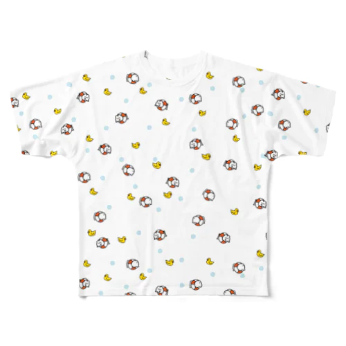 うさぎの夏 All-Over Print T-Shirt