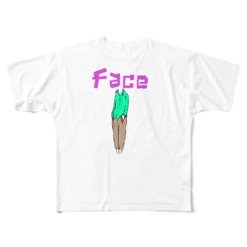 PWL face フルグラフィックTシャツ