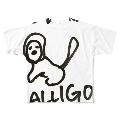 新デリバグらりご All-Over Print T-Shirt