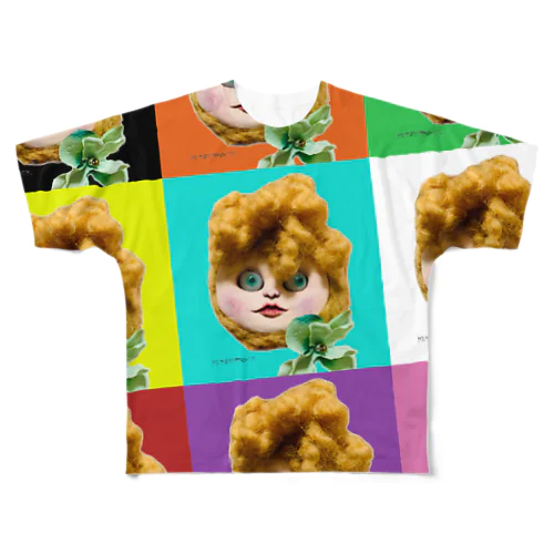 リーゼン妖子のフルグラフィックTシャツ〜カラフルバージョン〜 All-Over Print T-Shirt