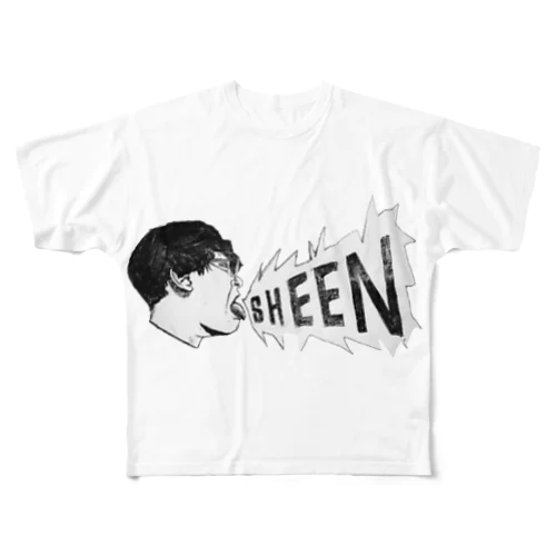 SHEEN's Ah〜  All-Over Print T-Shirt