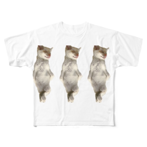 よその家の猫スロット All-Over Print T-Shirt