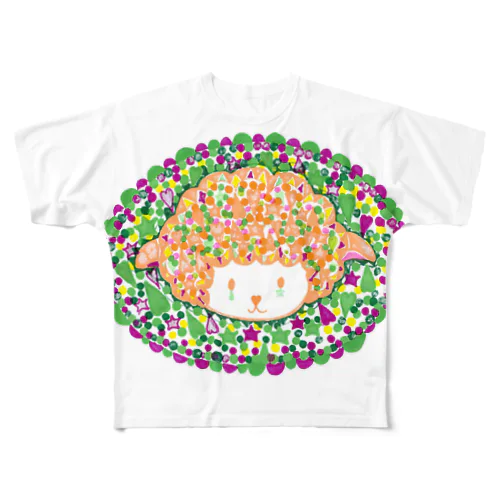 悲しみの羊ちゃん All-Over Print T-Shirt