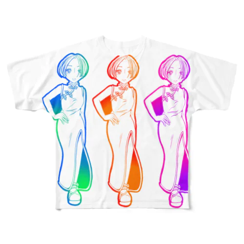 Girl5 フルグラフィックTシャツ