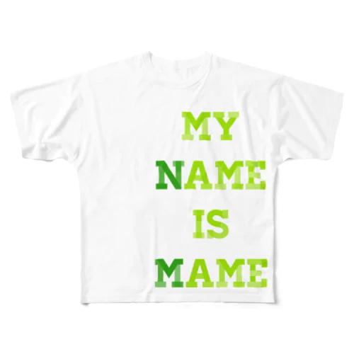 MY NAME IS... フルグラフィックTシャツ