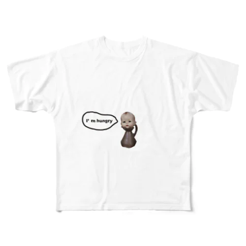 I’m hungry 🧑‍🍳 フルグラフィックTシャツ