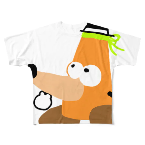 もぐら２段くん-SとM All-Over Print T-Shirt