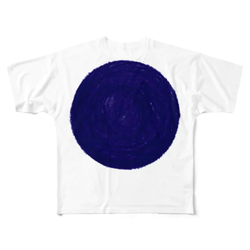 one blue hole フルグラフィックTシャツ