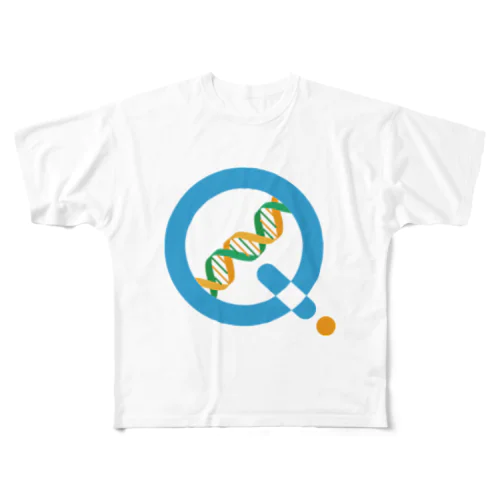 KagaQ公式Logo All-Over Print T-Shirt