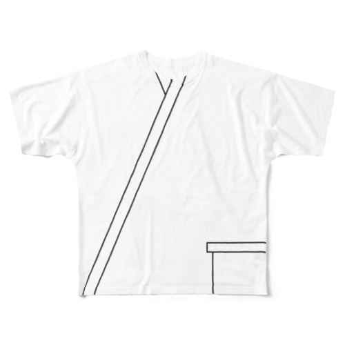 BOMBUさんの作務衣2 All-Over Print T-Shirt