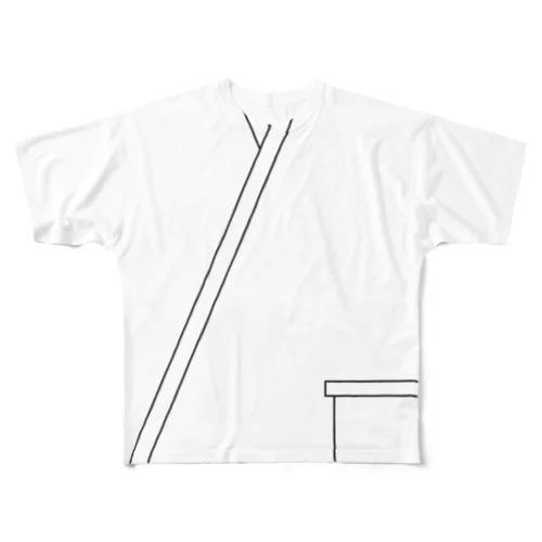BOMBUさんの作務衣2 All-Over Print T-Shirt