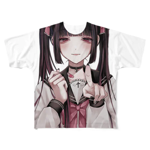 ♡.̫♡ フルグラフィックTシャツ