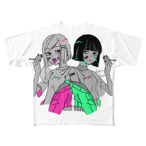 ヤニカス姉妹 All-Over Print T-Shirt