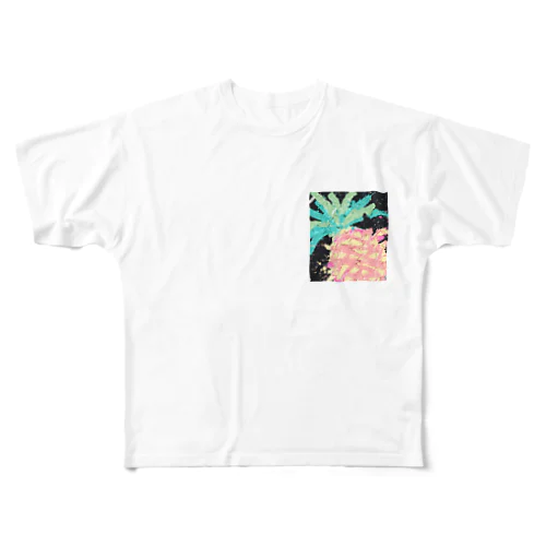 PAINT🍍 フルグラフィックTシャツ