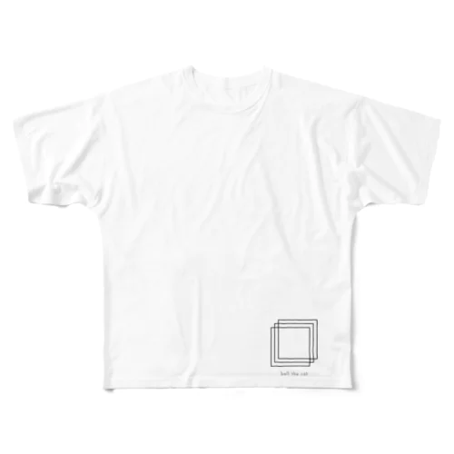 Lessmore/bell the cat フルグラフィックTシャツ
