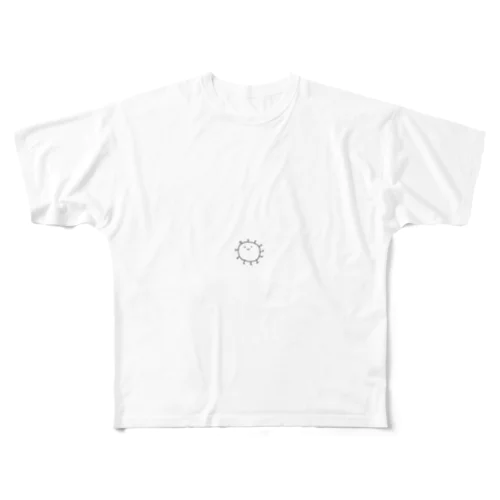 ウイルスくん All-Over Print T-Shirt