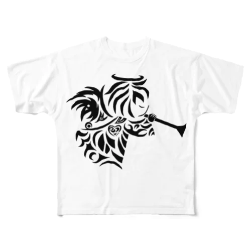 天使のモーニングコール All-Over Print T-Shirt