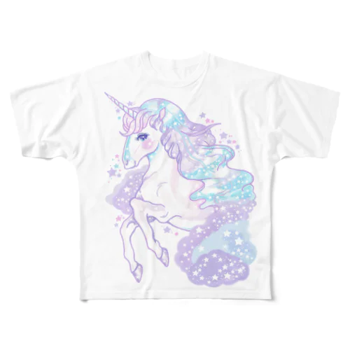 Dreamy Unicorn･:*+.:+ フルグラフィックTシャツ