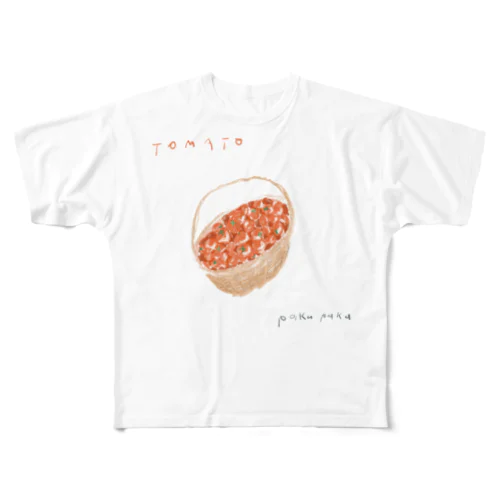 tomato フルグラフィックTシャツ