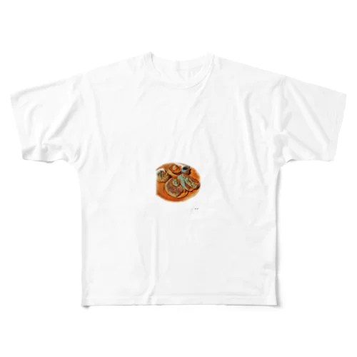 パンケーキ大好き All-Over Print T-Shirt