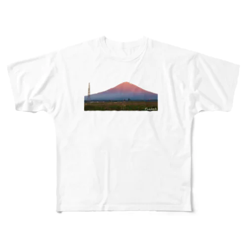 赤富士　ドライTシャツ All-Over Print T-Shirt