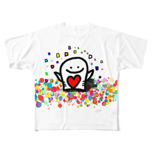 喜びくん All-Over Print T-Shirt