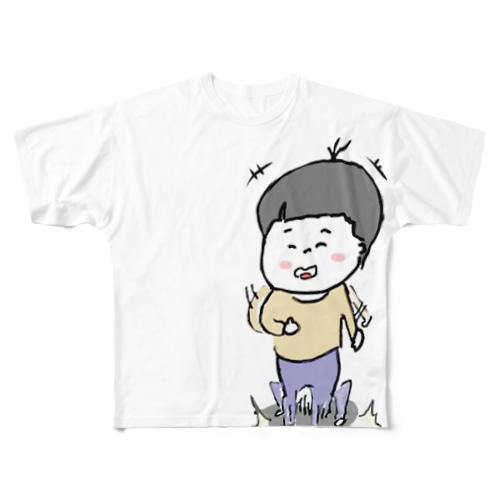 ムスコどたどた All-Over Print T-Shirt