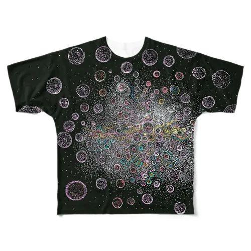 cosmic 002 フルグラフィックTシャツ