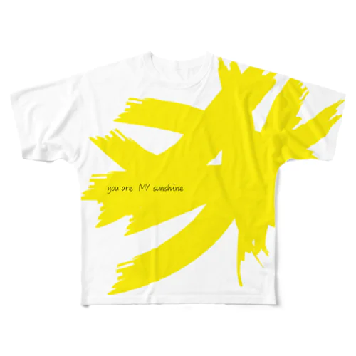 you are MY sunshine フルグラフィックTシャツ