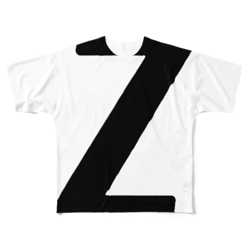 Z ： イニシャルTシャツ All-Over Print T-Shirt