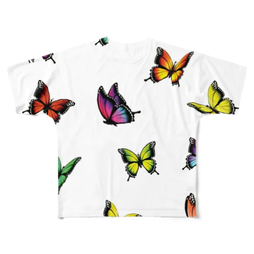 BUTTERFLY フルグラフィックTシャツ