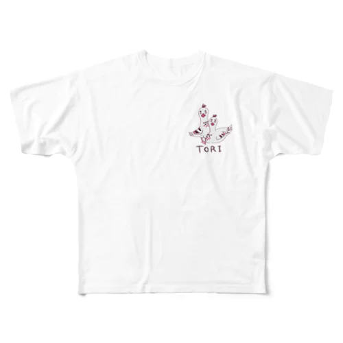 TORI フルグラフィックTシャツ