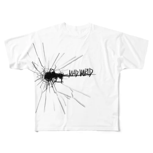 MAD WARLD フルグラフィックTシャツ